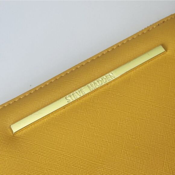 Steve Madden Wristlet Wallet in Mustard Yellow - Picture 2 of 10